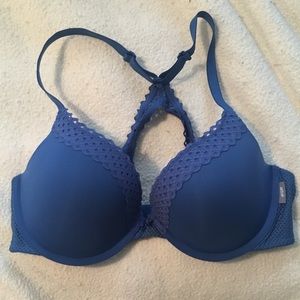 Blue aerie bra